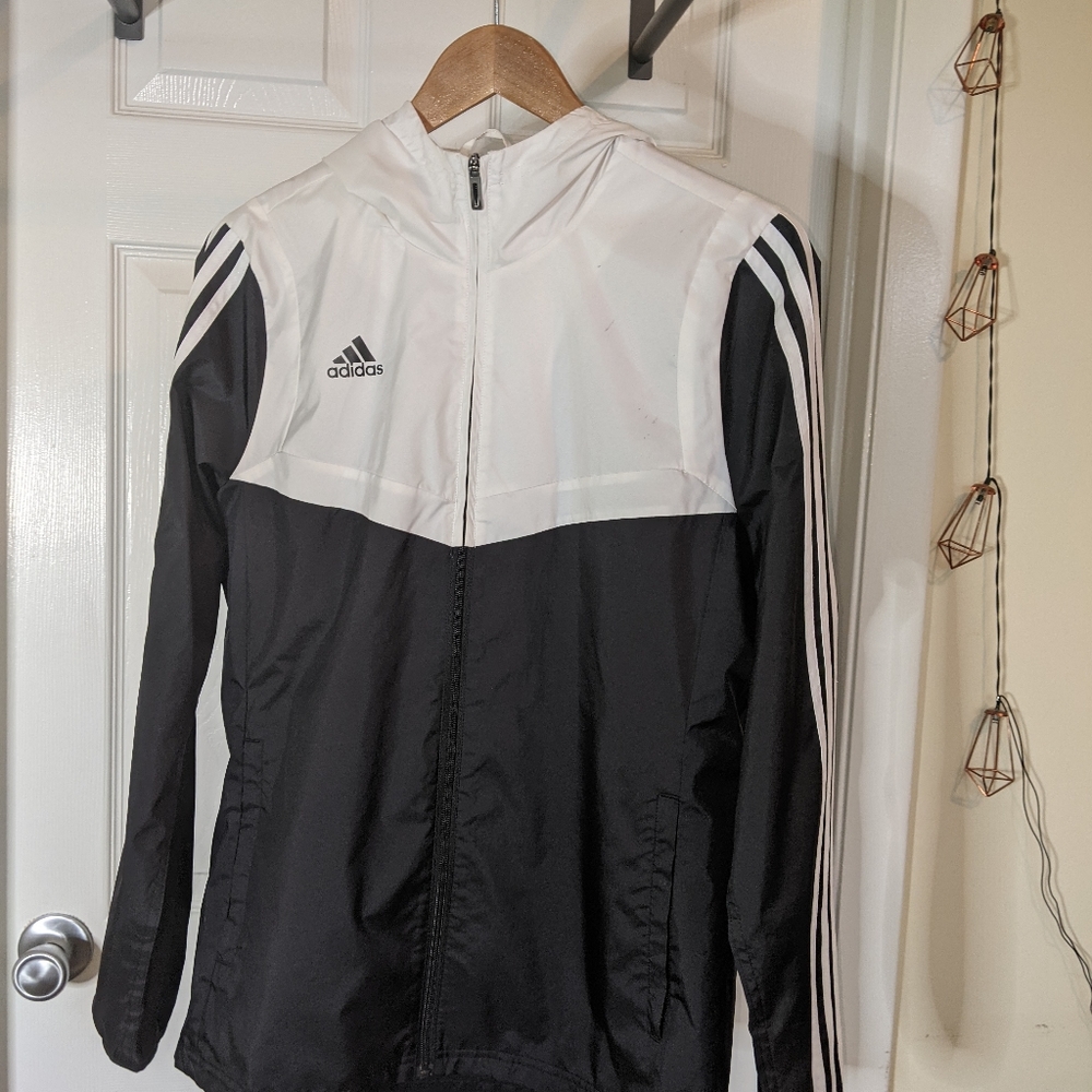 adidas Women's Tiro 19 Windbreaker - Black/White